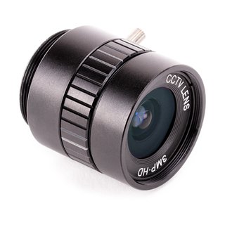 [RPI-6MM] RPI 6mm Wide Angle Lens for Raspberry Pi High Quality Camera, 3MP, CS-Mount