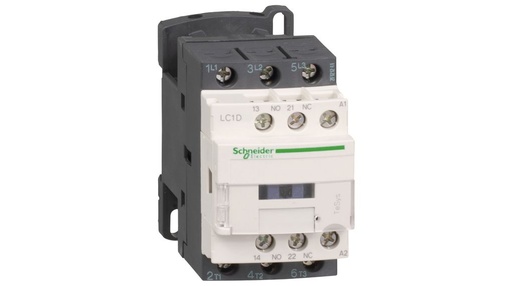 [LC1D09U7] Schneider Electric TeSys D LC1D Contactor, 240 V ac Coil, 3 Pole, 9 A, 4 kW, 3NO