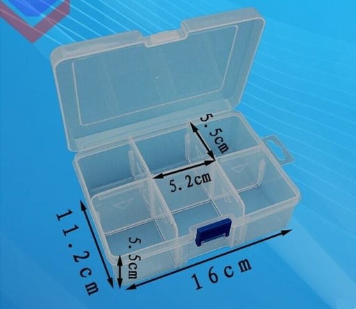 [AE023] Six Grid Box, Size 16*11.2*5.5cm