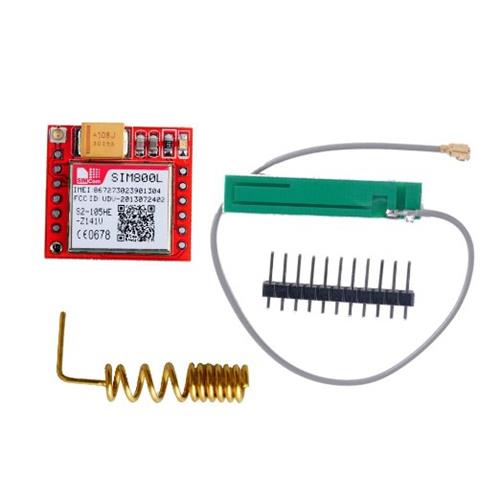 [NA243] Smallest Sim800L GPRS GSM Module Microsim Card Core Board Quad-band TTL Serial Port with PCB Antenna