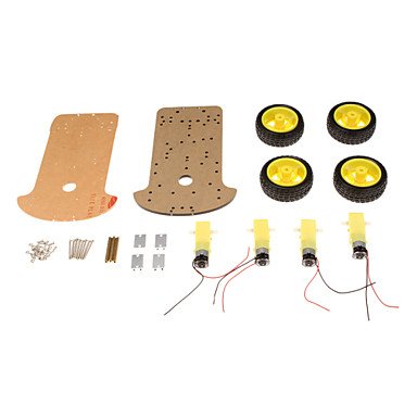 [AD007] Smart car chassis four-wheel drive double smart car