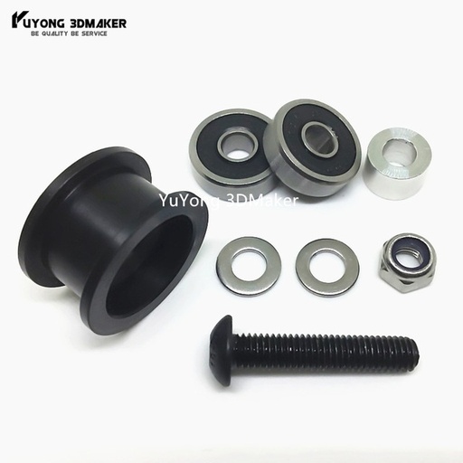 [3C361] Smooth Idler Pulley wheel Kit POM Idler pulley without bearing for C-bean for Openbuilds V-Slot rail