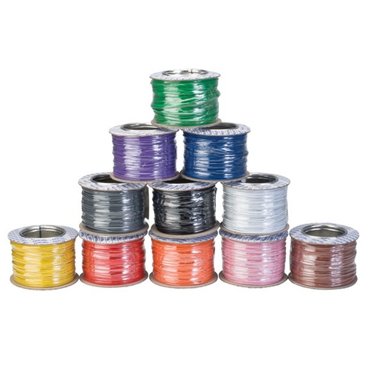 [PE-0310] Solid Core Hook up wire 1/0.60mm 100 Meter - Brown