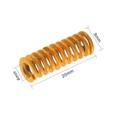 [3A129]  Spring For Heated bed MK3 CR-10 Hotbed Imported Length 25mm OD 8mm ID 4mm