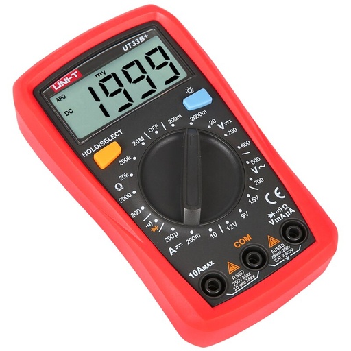 [IA073] UNI-T UT33B+ Battery Test Manual Range Digital Multimeter