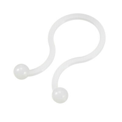 [KP170] White Nylon Round Tips Twist Lock Cable Tie 1000 Pcs